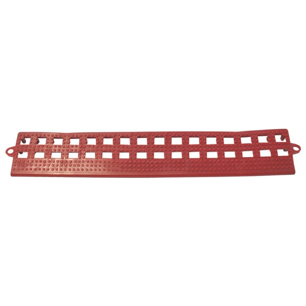 COBA Red Male Edge Flexi-Deck Tiles (3 Pack) gh606