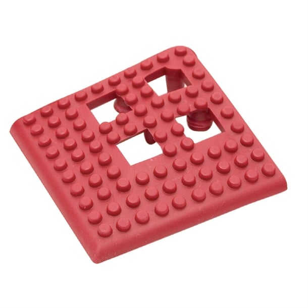 COBA Red Corner Flexi-Deck Tiles (4 Pack) gh607