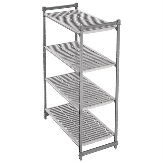 Cambro Camshelving Basics Plus 4 Tier Shelving Starter Unit 1830 x 910 x 460mm gh617