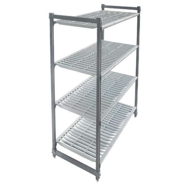 Cambro Camshelving Basics Plus 4 Tier Shelving Starter Unit 1830 x 1220 x 460mm gh618
