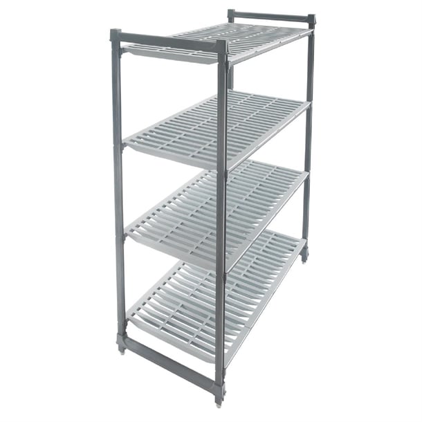 Cambro Camshelving Basics Plus 4 Tier Shelving Starter Unit 1830 x 1530 x 460mm gh619