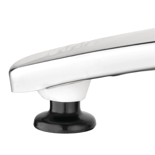 Bolero Aluminium Twin Leg Table Base (2 Pack) gh985