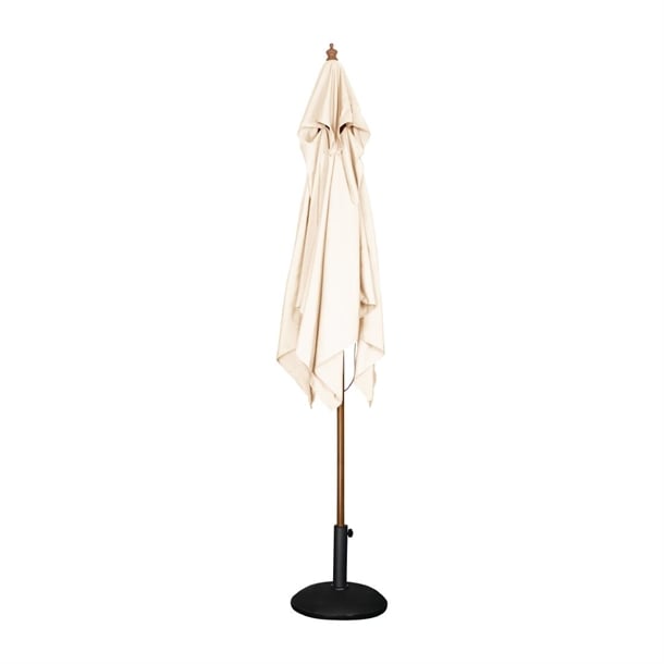 Bolero Square Pulley Parasol 2.5m Diameter Cream gh988