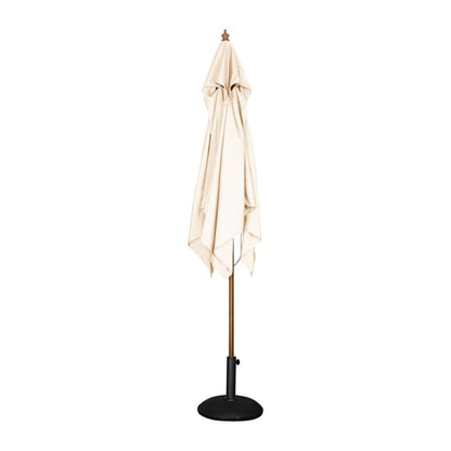 Bolero Square Pulley Parasol 2.5m Diameter Cream gh988