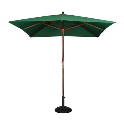 Bolero Square Double Pulley Parasol 2.5m Diameter Green gh989