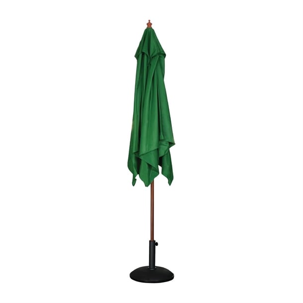 Bolero Square Double Pulley Parasol 2.5m Diameter Green gh989