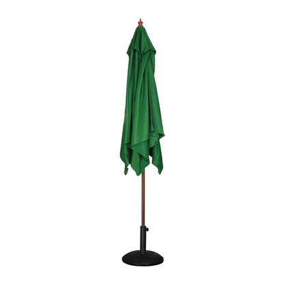 Bolero Square Double Pulley Parasol 2.5m Diameter Green gh989