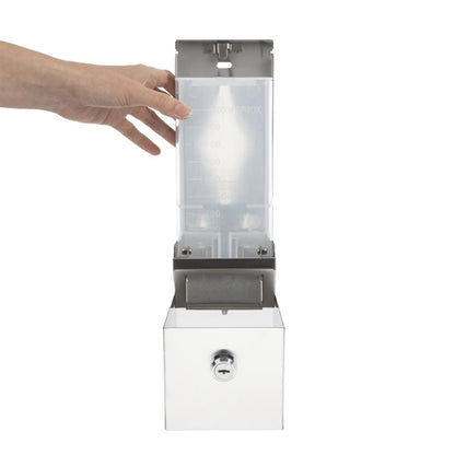 Jantex Stainless Steel Soap and Hand Sanitiser Dispenser 1Ltr gj034