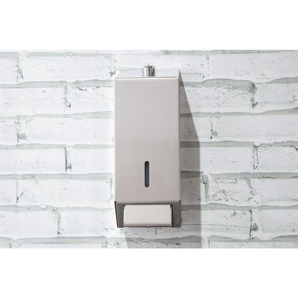 Jantex Stainless Steel Soap and Hand Sanitiser Dispenser 1Ltr gj034