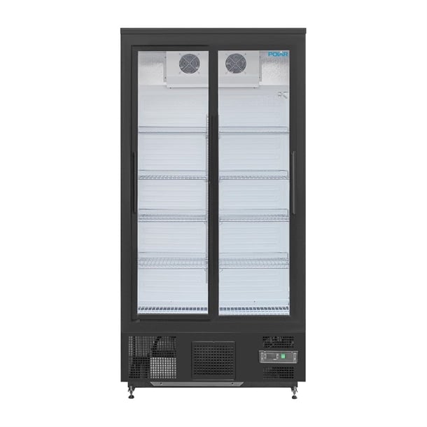 Polar G-Series Upright Back Bar Cooler with Sliding Doors 490Ltr gj448