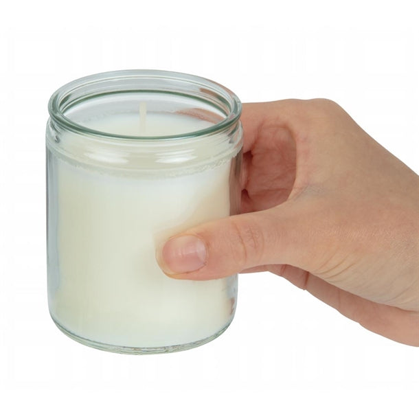 Bolsius Star Light Clear Glasses Candles Jars (8 Pack) gj469