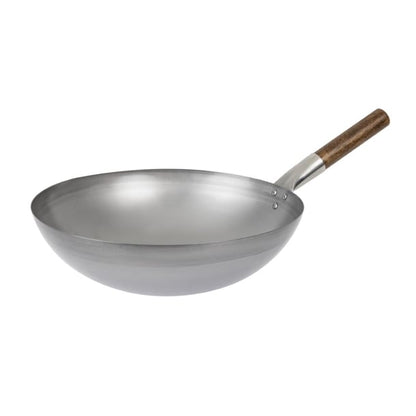 London Round Base Wok 356mm gj496