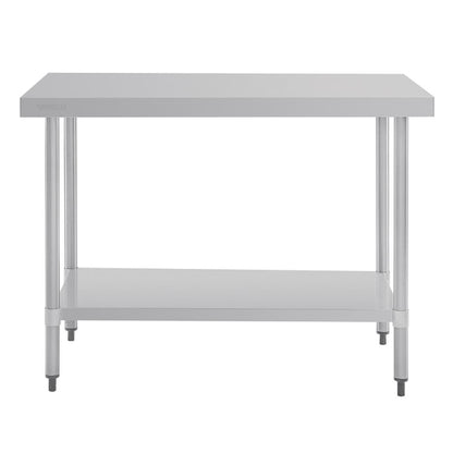 Vogue Stainless Steel Prep Table 1200mm gj502