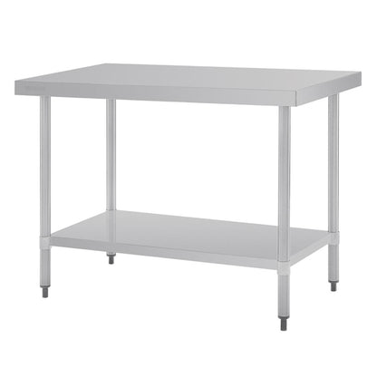 Vogue Stainless Steel Prep Table 1200mm gj502