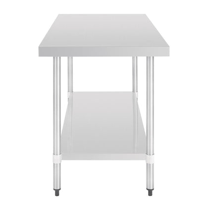 Vogue Stainless Steel Prep Table 1500mm gj503