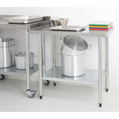 Vogue Stainless Steel Prep Table 1800mm gj504