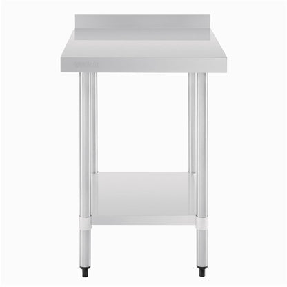 Vogue Stainless Steel Table with Upstand 600mm gj505