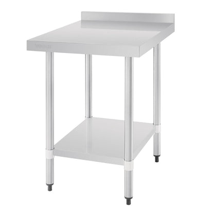 Vogue Stainless Steel Table with Upstand 600mm gj505