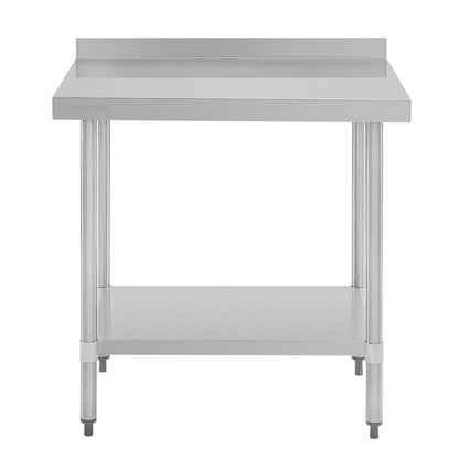 Vogue Stainless Steel Table with Upstand 900mm gj506