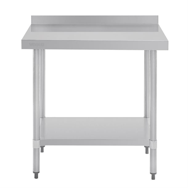 Vogue Stainless Steel Table with Upstand 900mm gj506