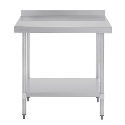 Vogue Stainless Steel Table with Upstand 900mm gj506