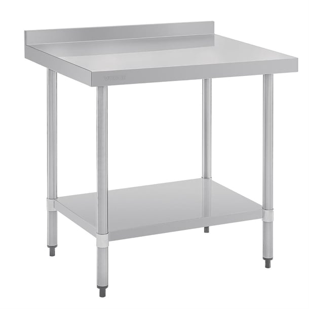 Vogue Stainless Steel Table with Upstand 900mm gj506