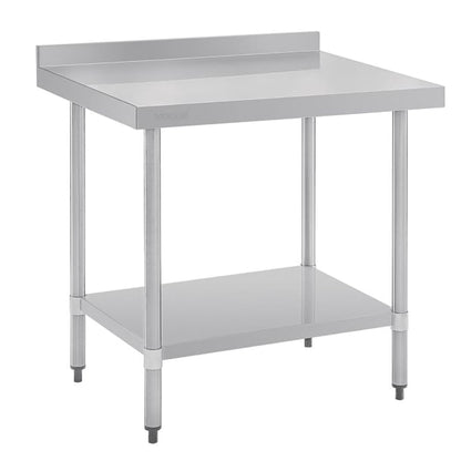 Vogue Stainless Steel Table with Upstand 900mm gj506