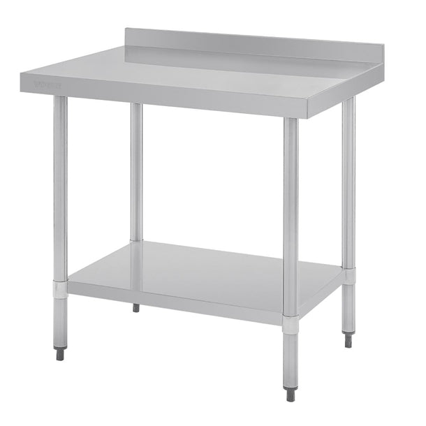 Vogue Stainless Steel Table with Upstand 900mm gj506