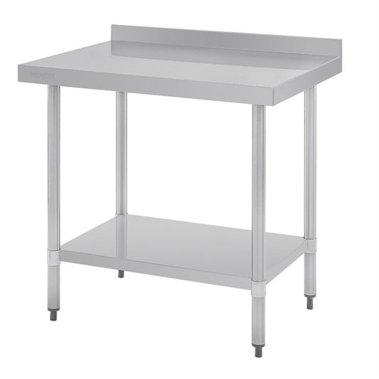 Vogue Stainless Steel Table with Upstand 900mm gj506