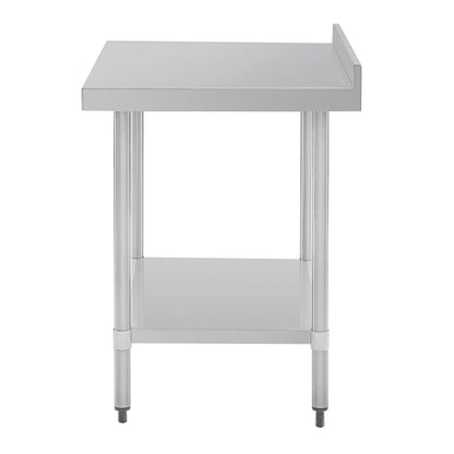 Vogue Stainless Steel Table with Upstand 900mm gj506
