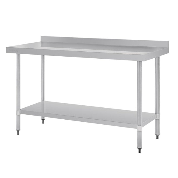 Vogue Stainless Steel Table with Upstand 1500mm gj508