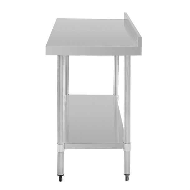 Vogue Stainless Steel Table with Upstand 1500mm gj508