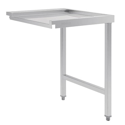 Vogue Pass Through Dishwash Table Left 600mm gj533
