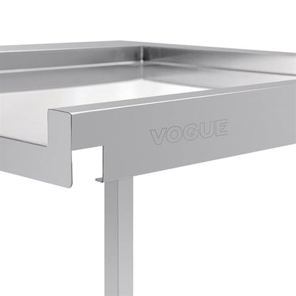 Vogue Pass Through Dishwash Table Left 600mm gj533
