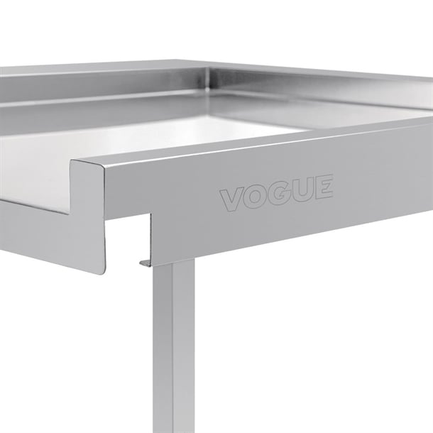 Vogue Pass Through Dishwash Table Left 600mm gj533