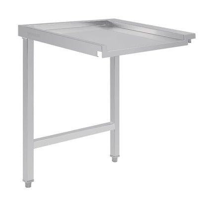 Vogue Pass Through Dishwash Table Right 600mm gj534