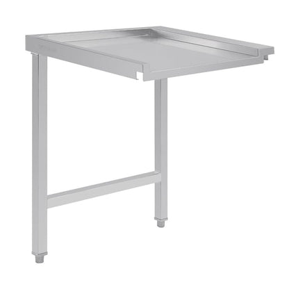 Vogue Pass Through Dishwash Table Right 600mm gj534