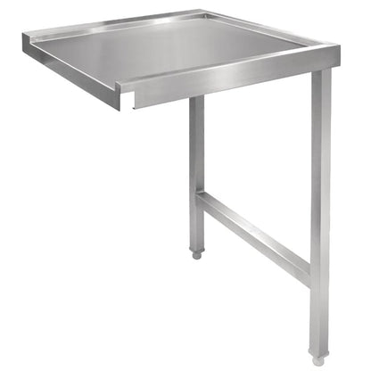 Vogue Pass Through Dishwash Table Right 600mm gj534