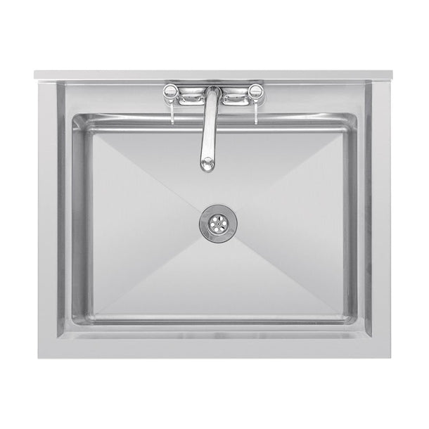 Vogue Stainless Steel Midi Pot Wash Sink with Undershelf gj537