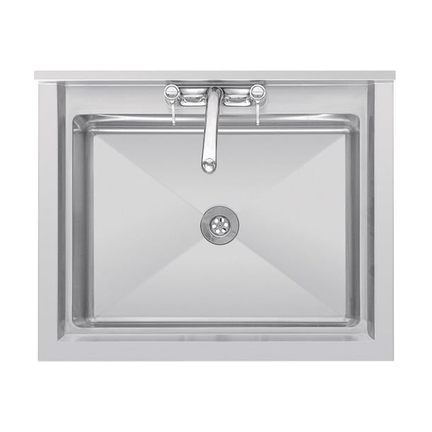 Vogue Stainless Steel Midi Pot Wash Sink with Undershelf gj537