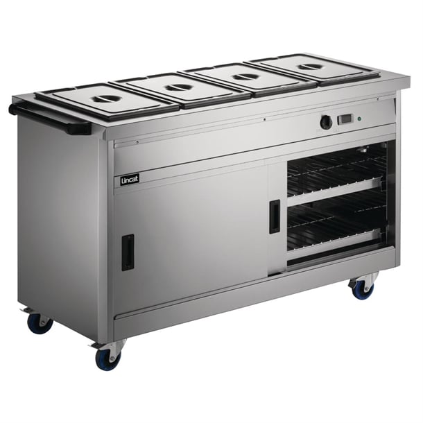 Lincat Panther 670 Series Hot Cupboard with Bain Marie P6B4 gj576