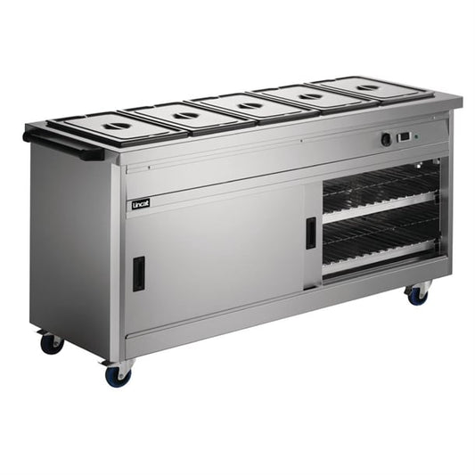 Lincat Panther 670 Series Hot Cupboard with Bain Marie P6B5 gj577