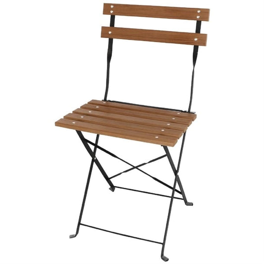 Bolero Faux Wood Bistro Chair (2 Pack) gj766
