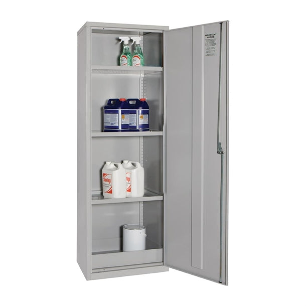 COSHH Cabinet Single Door Grey 20Ltr gj779