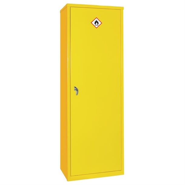 COSHH Cabinet Single Door Yellow 20Ltr gj780