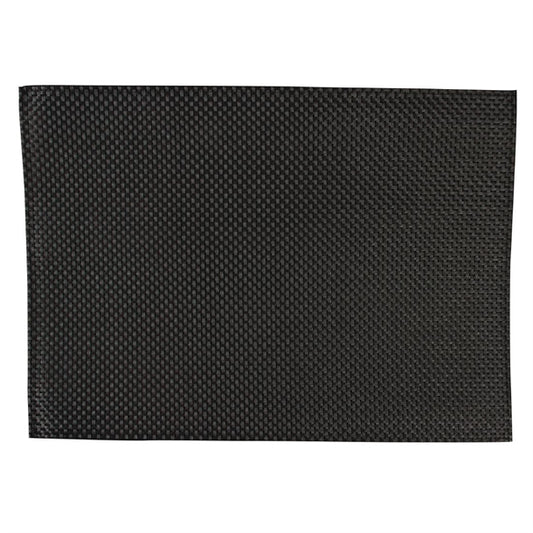 APS PVC Placemat Black (6 Pack) gj992