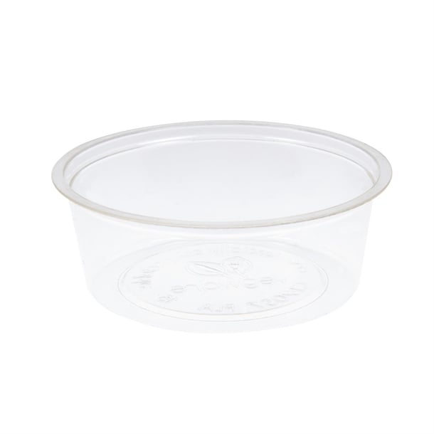 Vegware Compostable Cold Portion Pot Lids 59ml / 2oz and 118ml / 4oz gk104