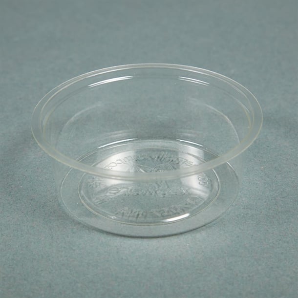 Vegware Compostable Cold Portion Pot Lids 59ml / 2oz and 118ml / 4oz gk104
