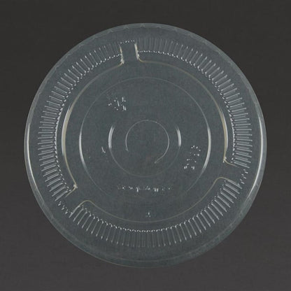 Vegware Compostable Cold Cup Flat Lids 340ml / 12oz and 455ml / 16oz (1000 Pack) gk106