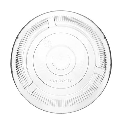 Vegware Compostable Cold Cup Flat Lids 340ml / 12oz and 455ml / 16oz (1000 Pack) gk106